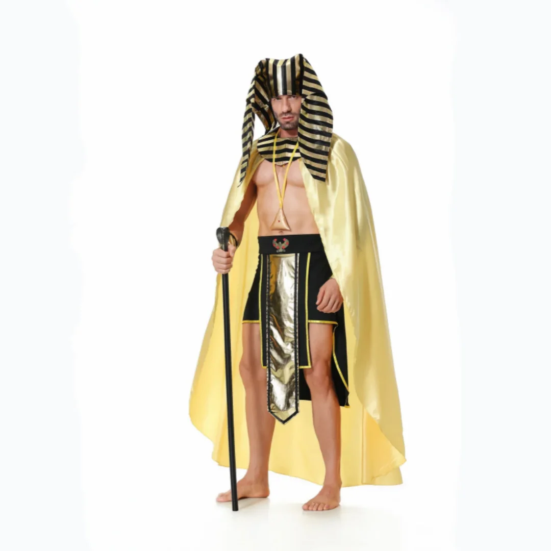 

Medieval Egyptian Myth Pharaoh Costume Halloween Carnival Party Ancient Rome Egypt Anubis Soldier Cosplay Fancy Dress