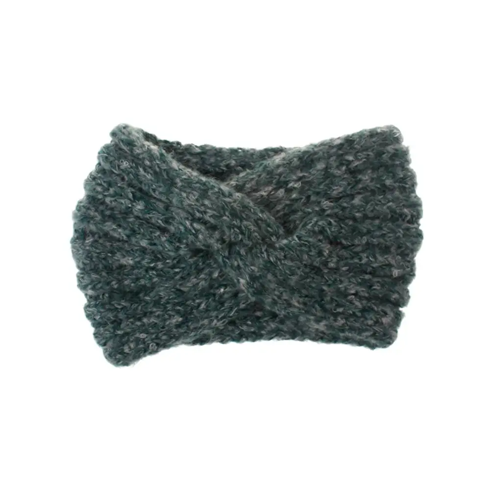 

Warm Soft Woolen Yarn Headb Knitted Hoops Cross Headdress H made Accessories Fashion Headwrap Winter Fall Hair Care Styling