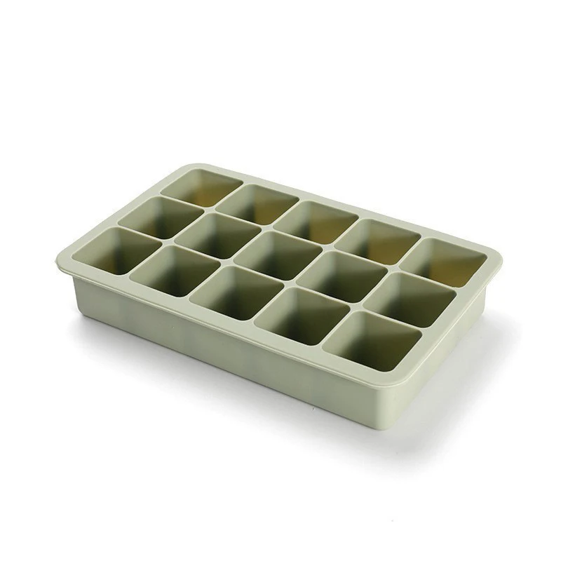 Ice Cube Trays 15 Flexible Silicone Ice Cube Molds Reusable Freezer Ice Trays Whiskey Baby Food Moldes Para Cubitos De Hielo