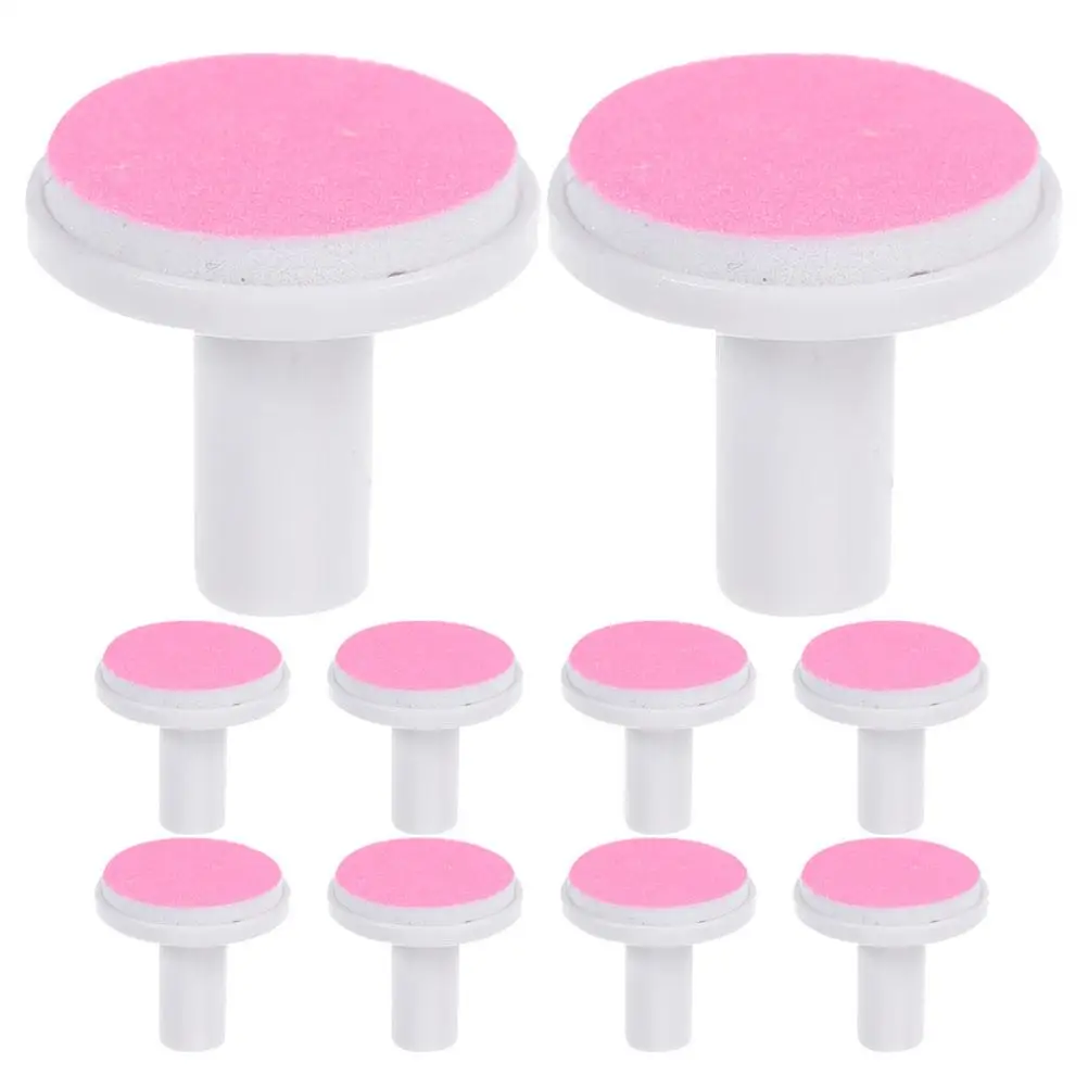 

10pcs Nail Grinding Replacement Bits Electric Drill Tools Plastic Files Longlasting Trimming Professional Use Baby Nail