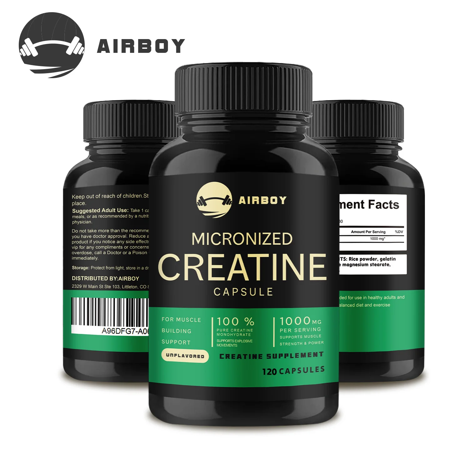

Micronized Creatine Supplement - Support Muscle Growth, Strength, Recovery, Cognitive Health & Memory