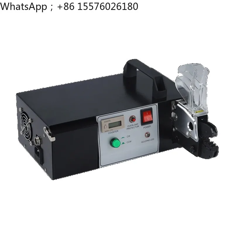 Electric Wire Terminal Crimping Machine Desktop Automatic Cold Crimp Tool with Replaceable Dies