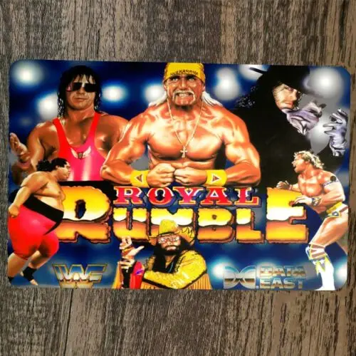 1 pcs,Royal Rumble 8x12 Metal Wall Sign Video Game Arcade Poster