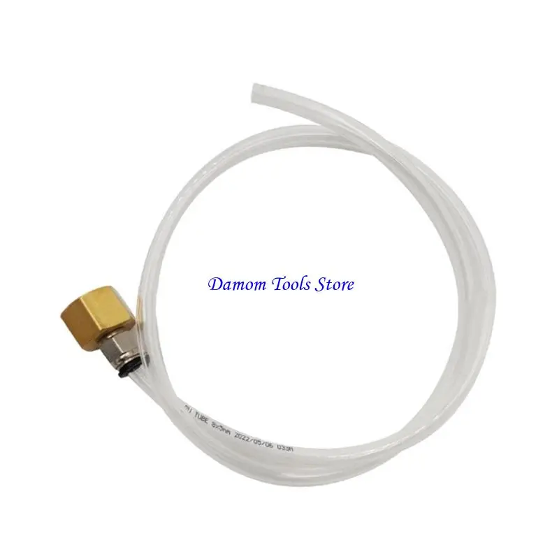 57BE Whipped Cream Pressure Regulator Valves Universal Metal Pressure Regulating Valves M11 Thread with Hose Line and Adapter