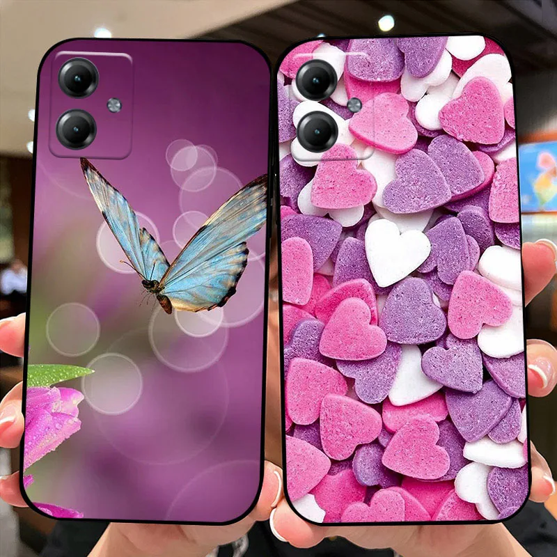 For Moto G14 Case G13 G5 Plus G 2024 5G Soft Silicone TPU Phone Cover For Motorola Moto G Play Gen3 Shockproof Bumper Fundas