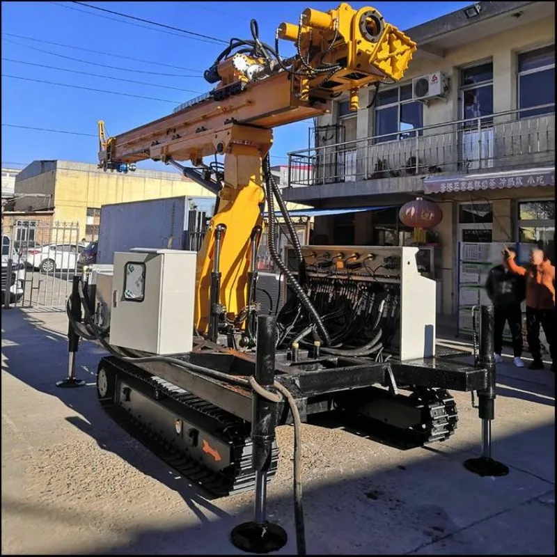 Jet Grouting Drill Rig Hydraulic Driven Rotary Head for Bridge Foundation Deep Hole Rock Coring Drilling