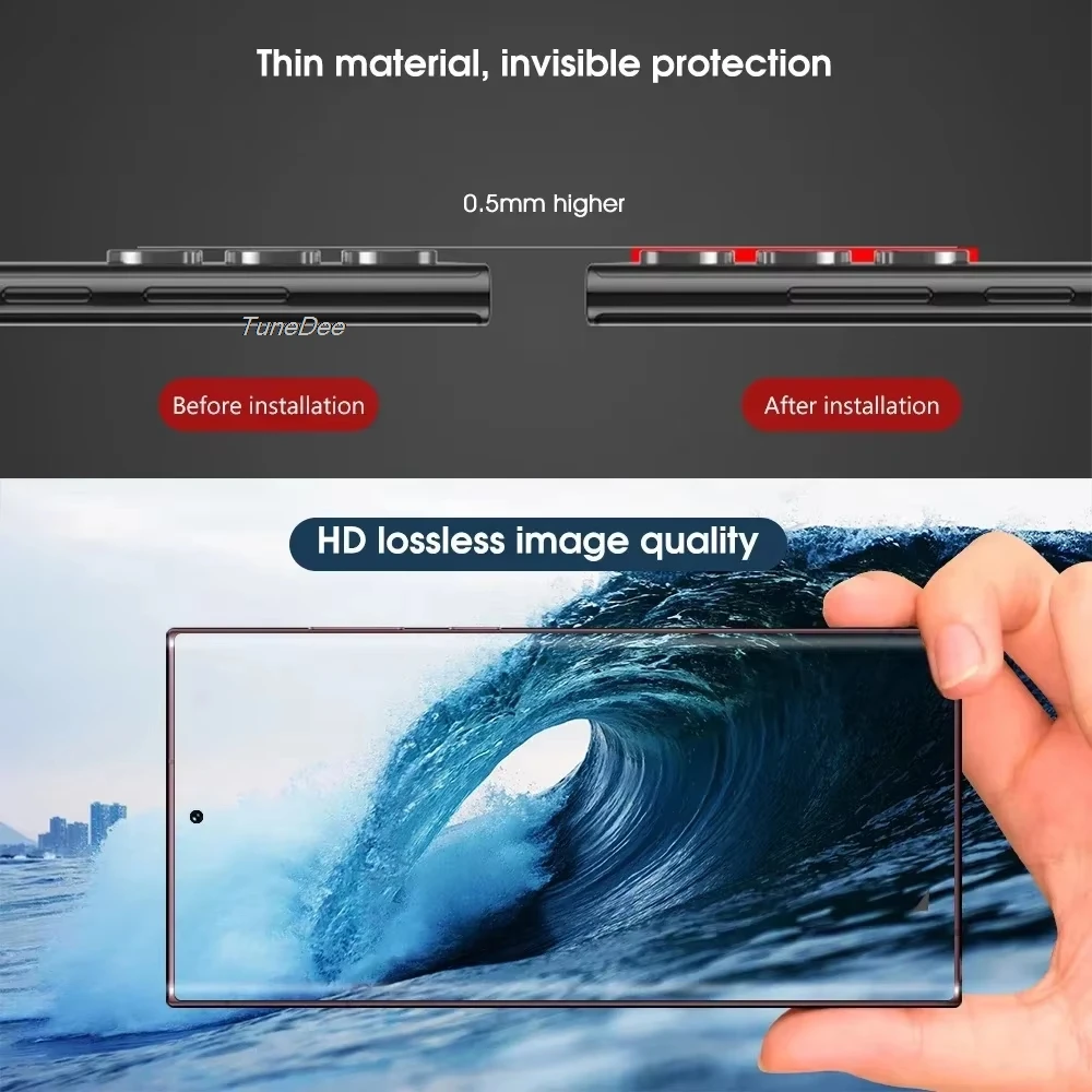 Picture 7: Metal Camera Lens Protector for Samsung Galaxy S26 S25 S24 S23 Ultra Back Lens Case Tempered Glass Ring Ultra high definition