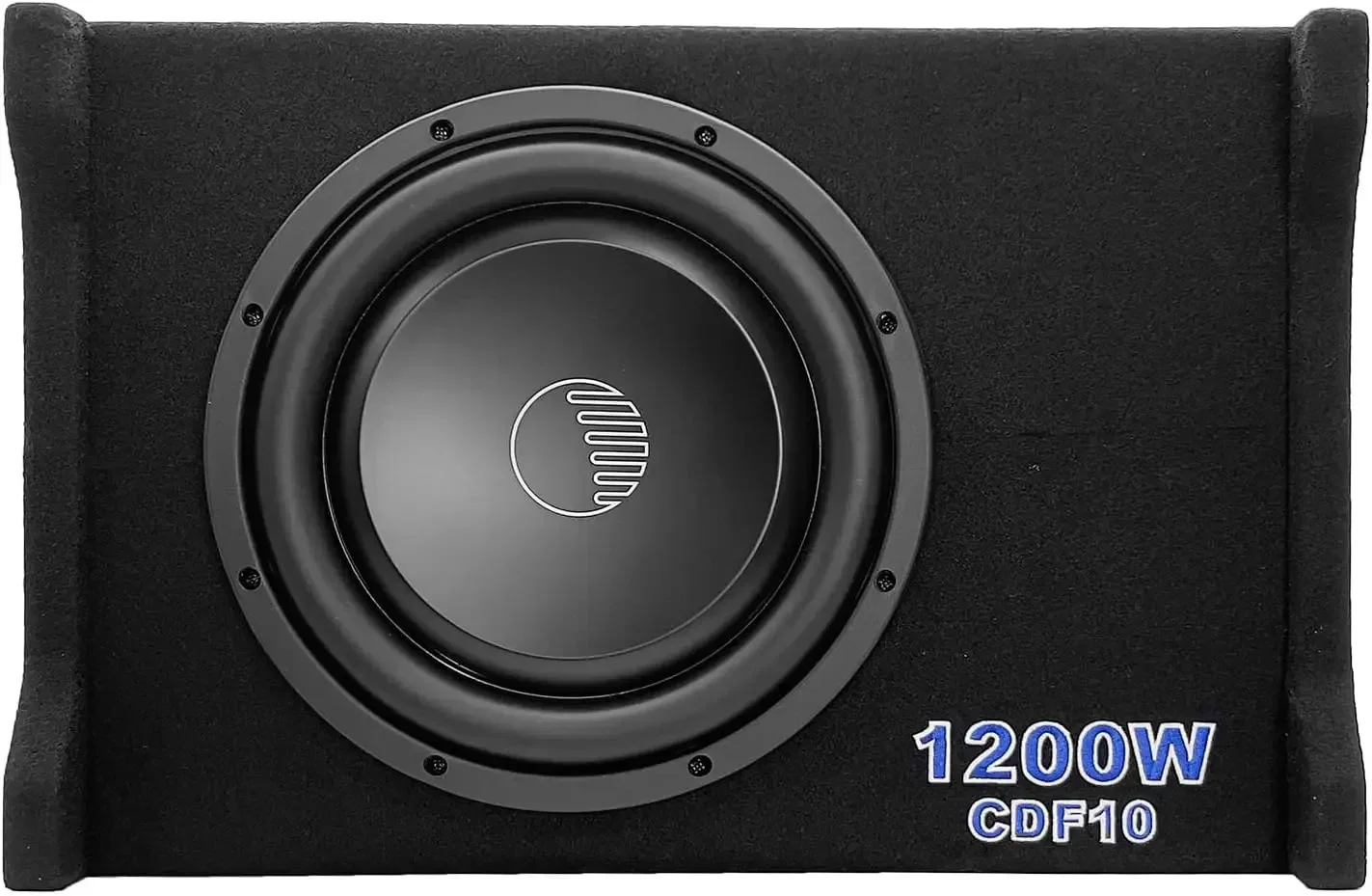 Cobalt CDF10 10” Passive Down-Firing Subwoofer Enclosure – 400W RMS/1600W Max, Slim Sealed Sub Box for Cars & Trucks, Low-Profil