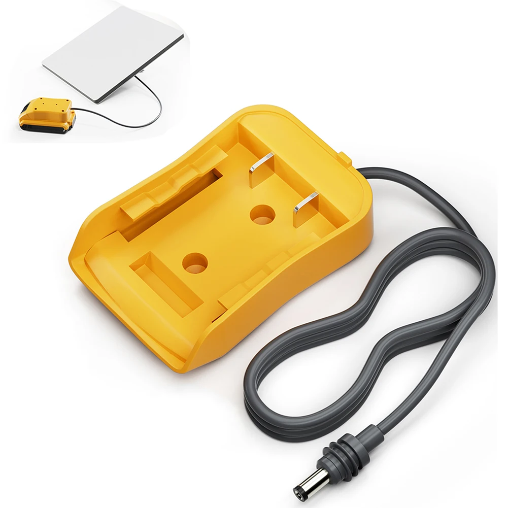 

For Starlink Mini Battery Adapter 1820V to 2 1DC Output for DCB Series Lithium Batteries Ensures Uninterrupted Connectivity