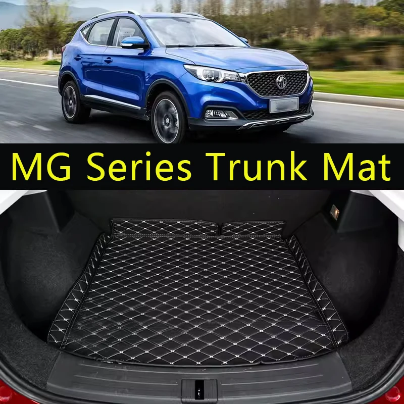 

Leather Car Trunk Mat Cargo Liner for MG ZS MG5 MG6 HS 2017-2023 Waterproof and Wear-resistant Boot Cushion Interior Accessories