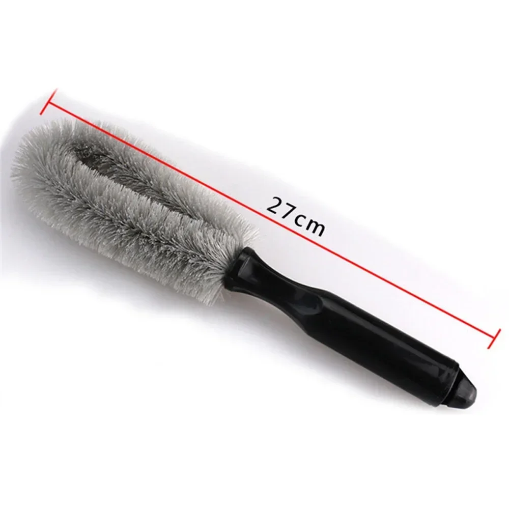 Car Wheel Brush Tire Cleaning Brushes Tools Car Rim Scrubber Cleaner Duster Handle Motorcycle Truck Wheels Car Detailing Brush
