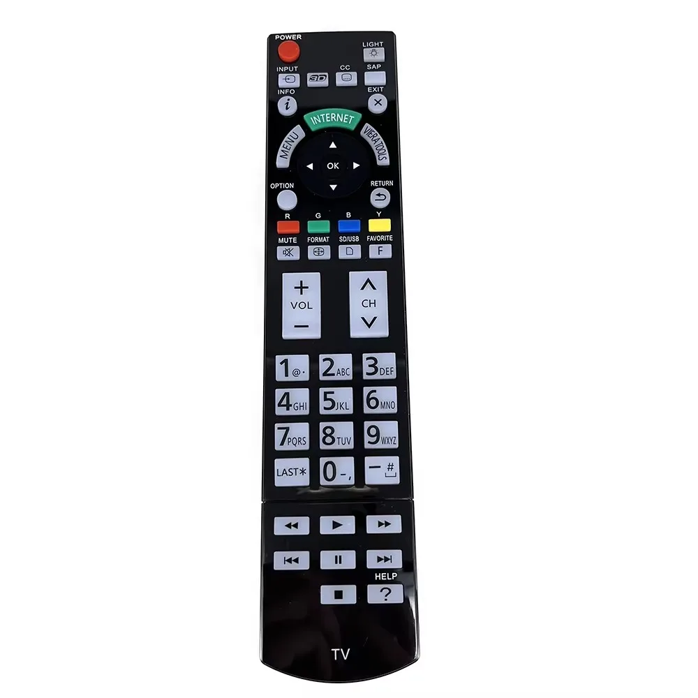 Remote Control use for Panasonic tv N2QAYB000703 TC-L47WT50 TC-L55WT50 TCP60GT50 with Backlight