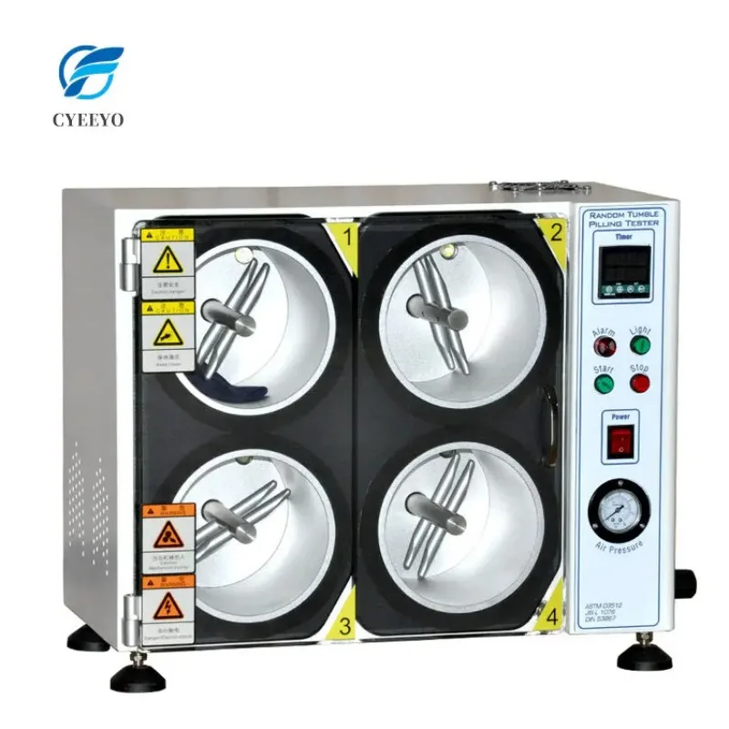 Textile Fabric Random Tumble Pilling Fluff Tester ASTM D3512 DIN 53867 JIS L1076