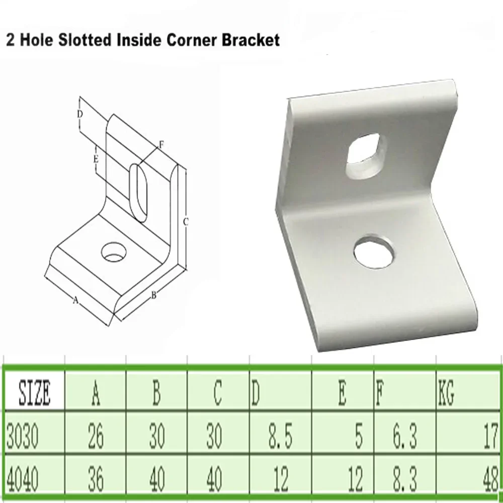 1pcs 3030/4040/6060/8080 adjustment connector Corner Angle Bracket Connection Joint for Aluminum Profile