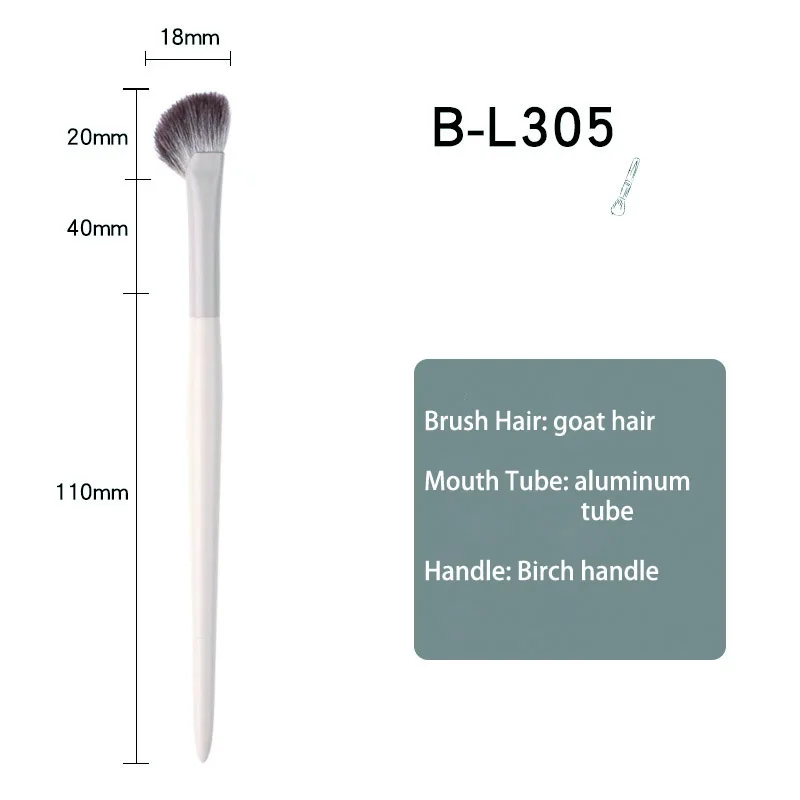 OVW Half Fan-shaped Nose Shadow Brush Soft Angled Flat Head Nose Contour Smudge Makeup Brushes Contour Brush Cosmetics Tools