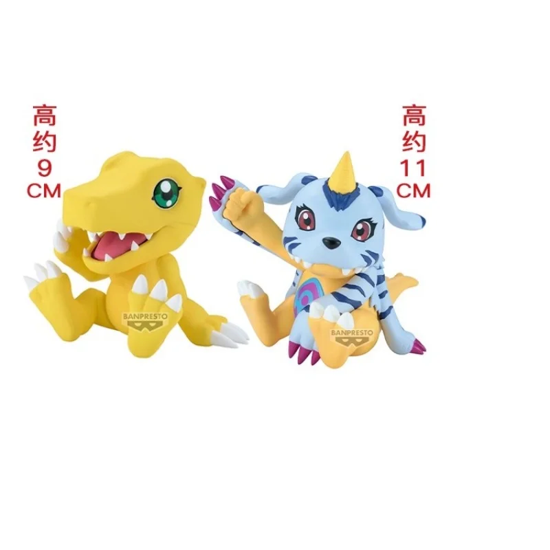 متوفر في المخزون Digimon Adventure SOFVIMATES Agumon Gabumon الشكل أصيلة تحصيل نموذج سطح المكتب هدية مزخرفة لمحبي أنيمي #6