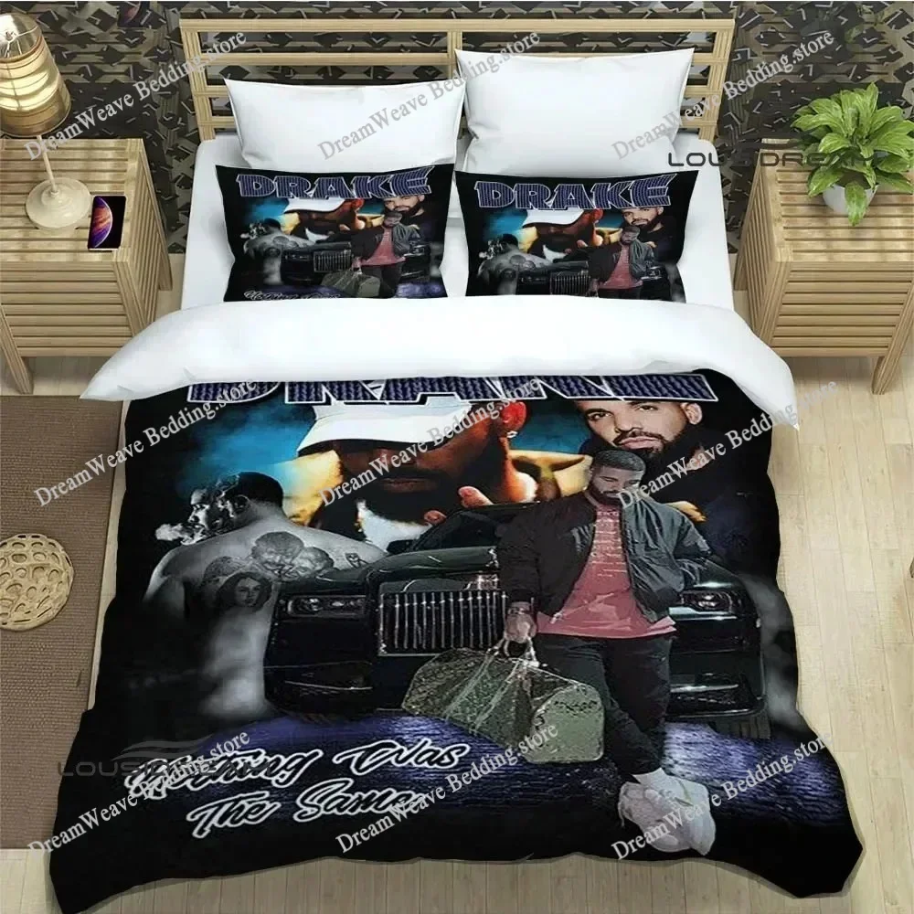 

Rapper Drake 3D Printed Bedding Sets Exquisite Bed Supplies Set Duvet Cover Bed Comforter Set Bedding Set Luxury Birthday Gift96