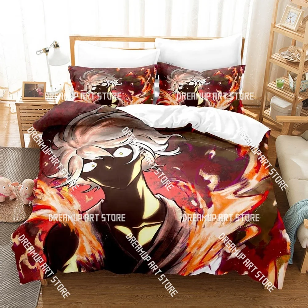 3D Printed Anime Hell’s Paradise Bedding Set for Boys Girls Duvet Cover Pillowcase Twin Queen King Full Single Double Sizes