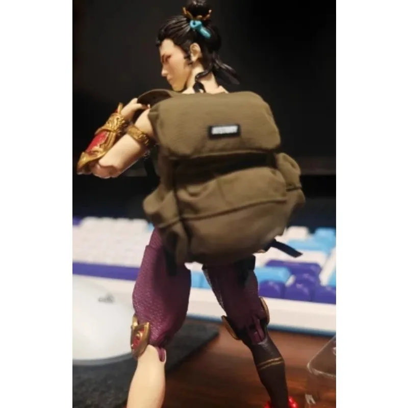 Mochila de Ombro Masculina em Escala 1/12 para Soldado, Modelo Compatível com Bonecos de Ação Notaman 02w de 6 Polegadas, Acessório Militar