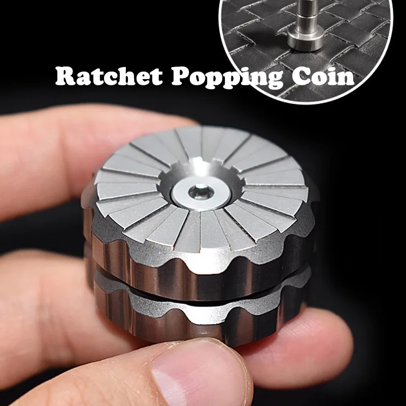 DANHUO Duocore stop tytanu mechaniczny Push Slider moneta opuszkiem palca Stress-relief EDC Fidget Spinner dorosłe gadżety Fidget