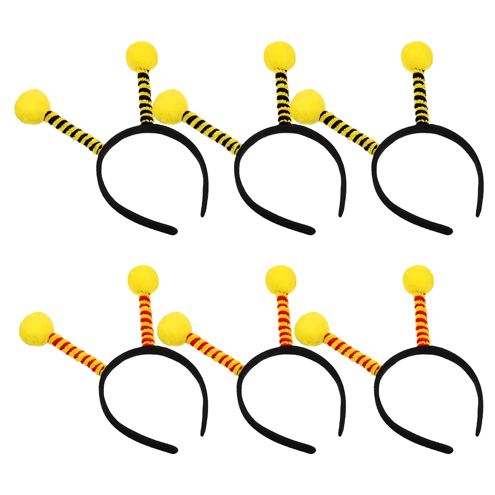 

6 Pcs Bee Headband Accessories Cosplay Prop Hair Headbands for Kids Antenna Adult Animal