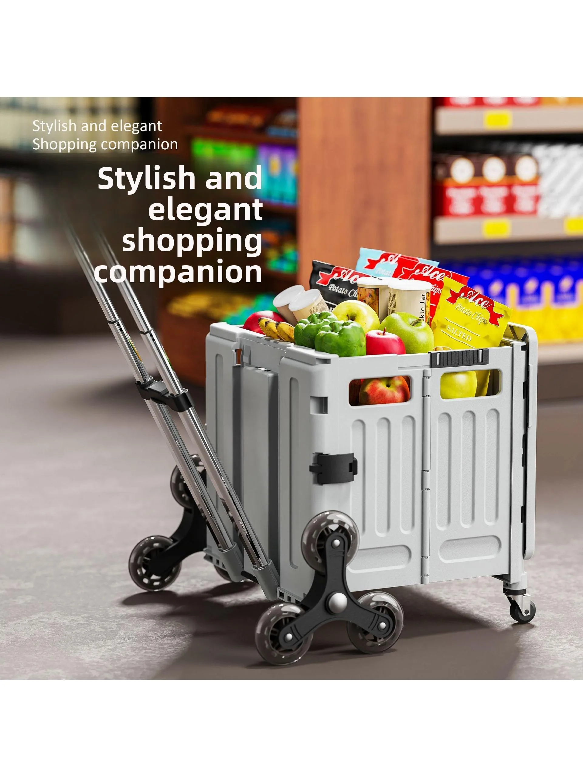 

Большая складная ручная тележка для перевозки людей, прочная, портативная, для подъема по лестнице