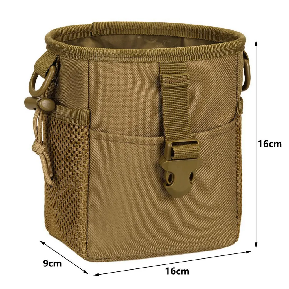 Molle Hunting Tactical Airsoft Accessories Bag Magazine Dump Drop Pouch Recycle Waist Pack Ammo Bags Hunting Accessories