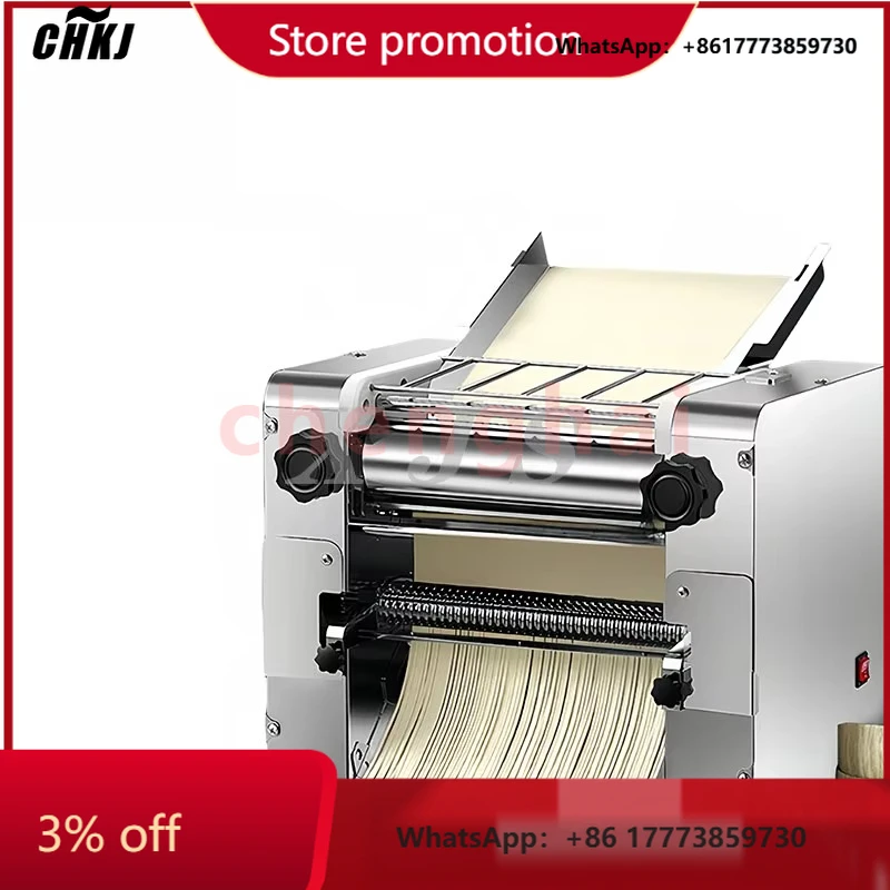 

CHKJ-2025NEWFully Automatic Electric Stainless Steel Commercial Household Small and Medium-sized Desktop Noodle Pressing Machine