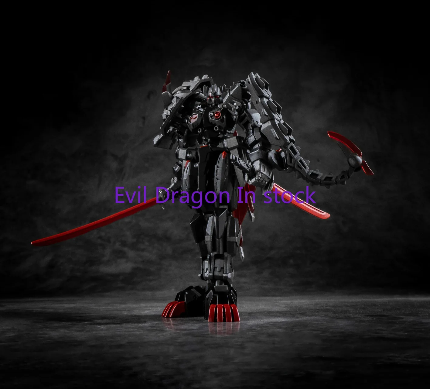 Small Stock Transformation Ironfactory IF EX-45K EX45K Black Lion Fall Samurai Action Figure Robot Toy with Box