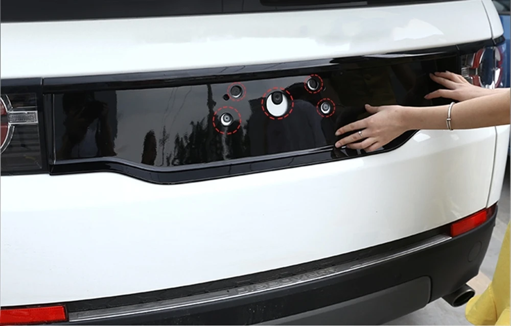 

Крышка заднего номерного знака для Land Rover Discovery Sport 2015-2024, держатель номерного знака на крышке багажника, молдинг-держатель