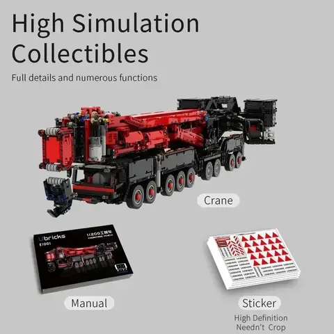 10 best sales Lego Technic Liebherr LTM 11200 - №6