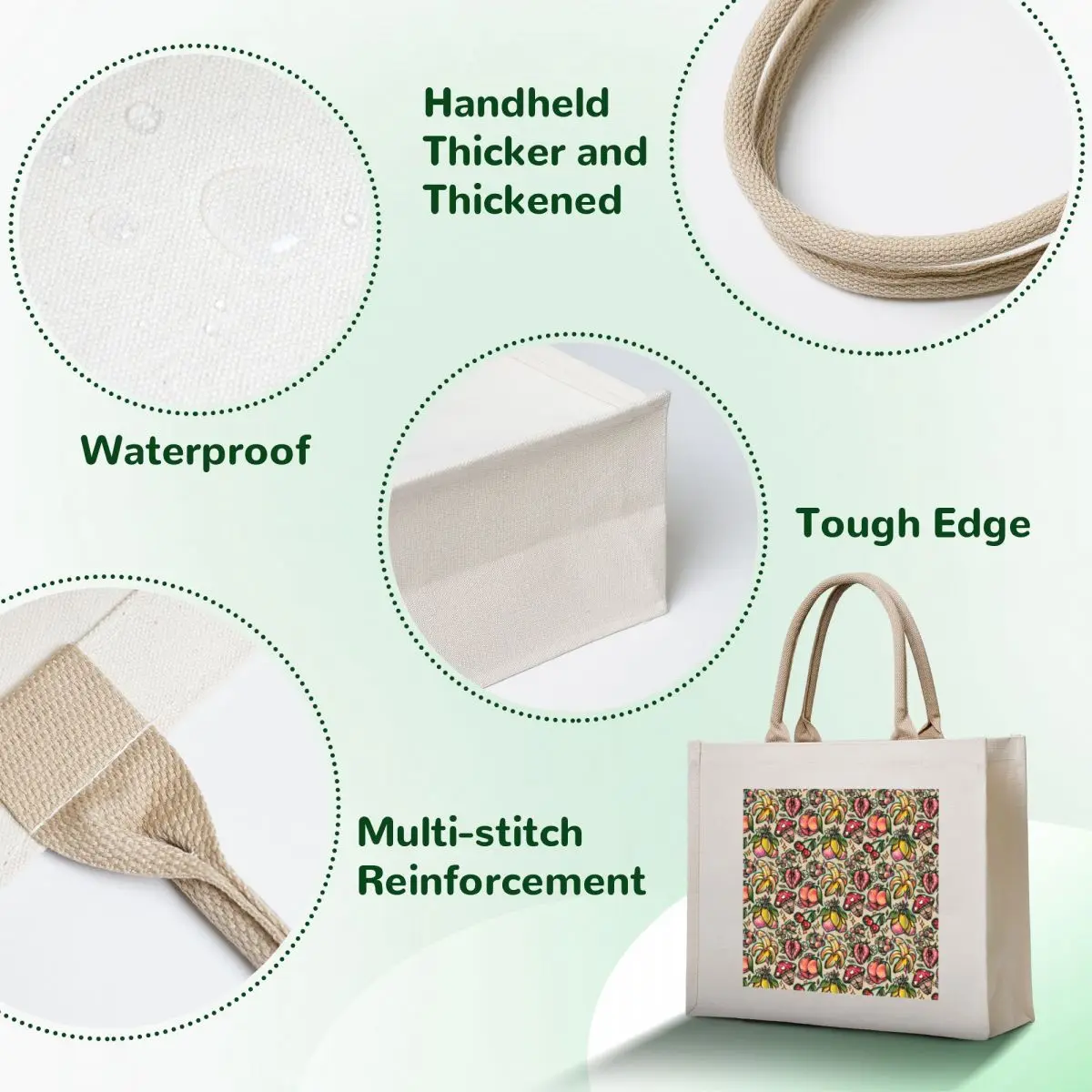Forbidden fruits (shiratwig) Tote Bag canvas tote bags Handbags women aesthetic cloth