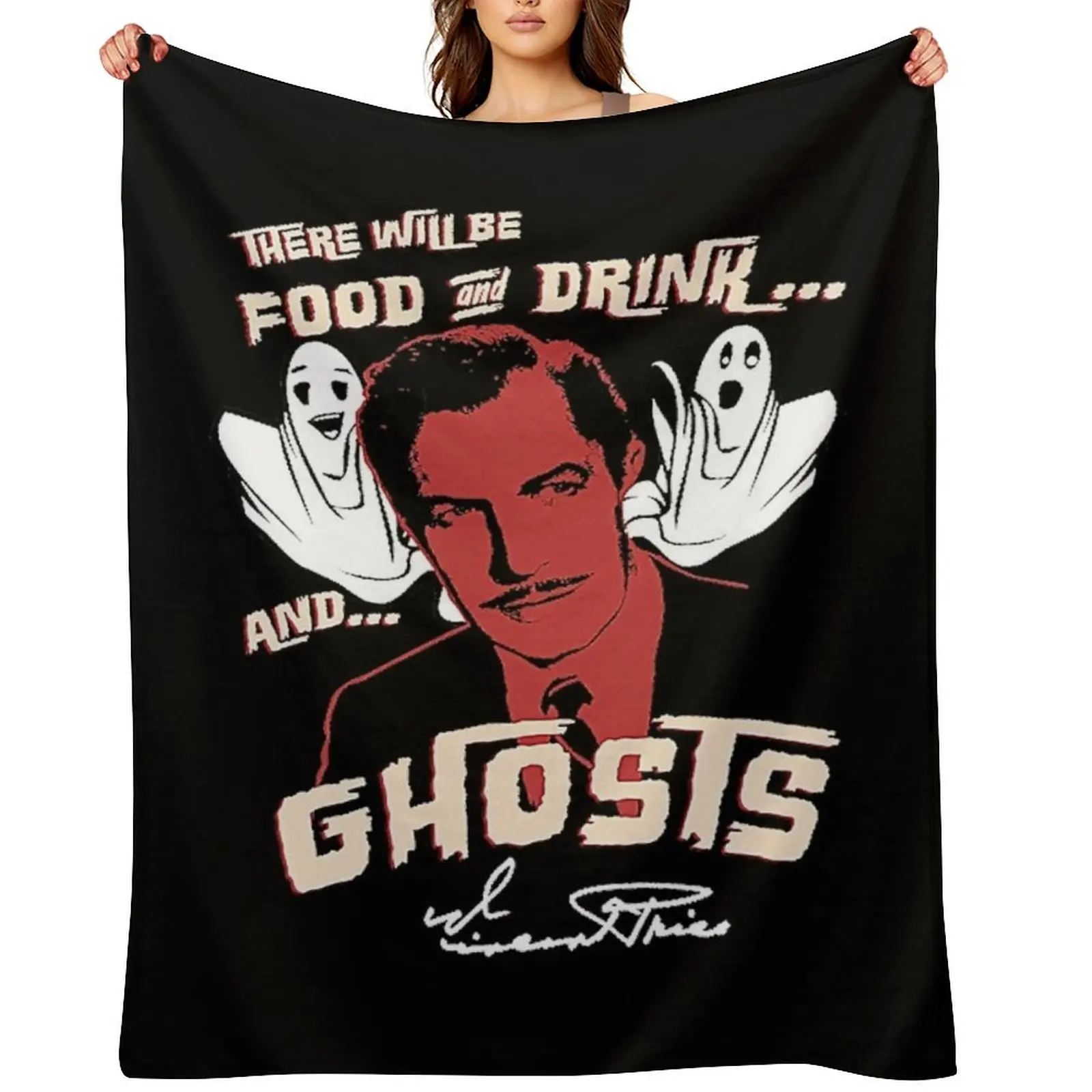 

House on Haunted Hill T-Shirt Throw Blanket Blankets Sofas Of Decoration Cute Plaid Retros warm for winter Blankets