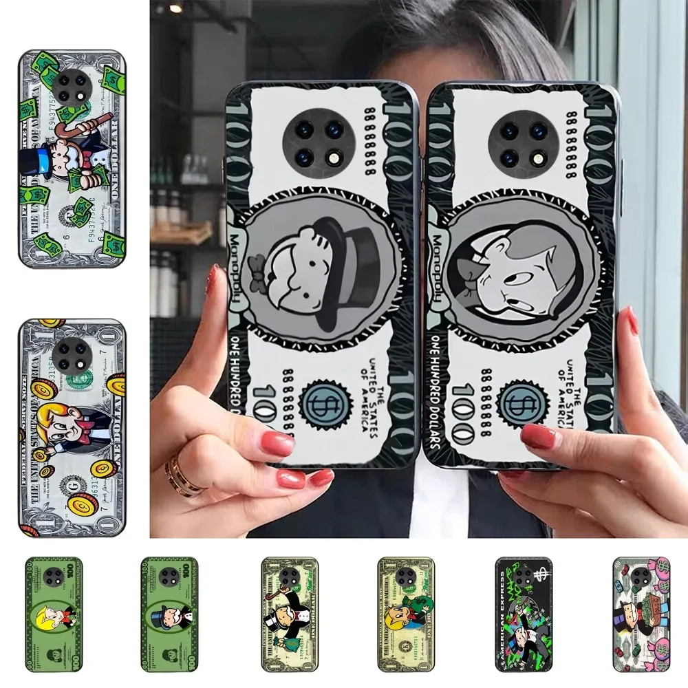 Cartoon Luxury D-Dollar M-MonopolyS Phone Case For Redmi 5 6 7 8 9 10 plus pro 6 7 8 9 A GO K20 K30 K40 pro plus F3 Fundas