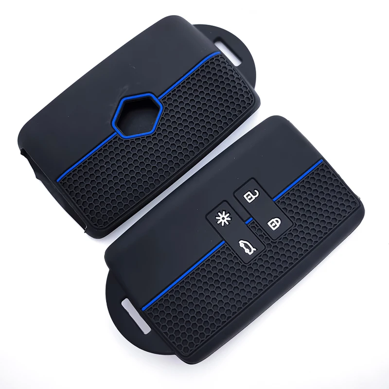 Silicone Car Key Cover Smart Remote Fob Case Shell for Renault Captur Koleos Kadjar Arkana Megane Dacia Duster Sandero Stepway