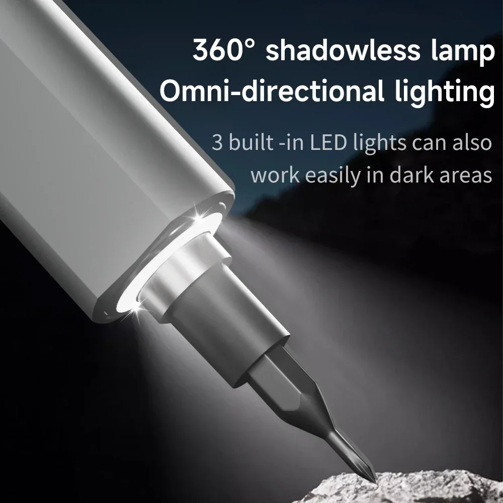 Mini Electric Screwdriver 62 in 1 Portable Rechargeable Screwdriver Set Cordless Precision Power Tool with LED Display