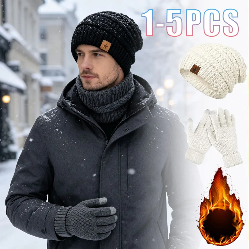 1-3-5pcs-chapeu-de-inverno-com-luvas-touchscreen-respiravel-leve-antiderrapante-quente-para-uso-unissex-em-corridas-caminhadas-e-aventuras