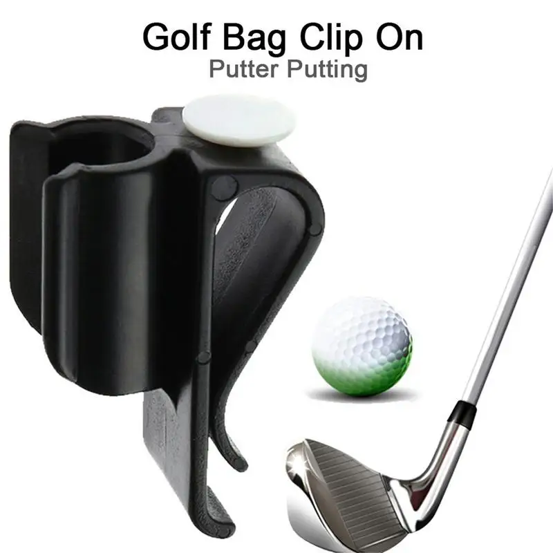 Golf Putter Clip Golf Bag Clip On Putter Holder Organizer Golf Accessories With Ball Marker Golf Club for Men Women Golfer