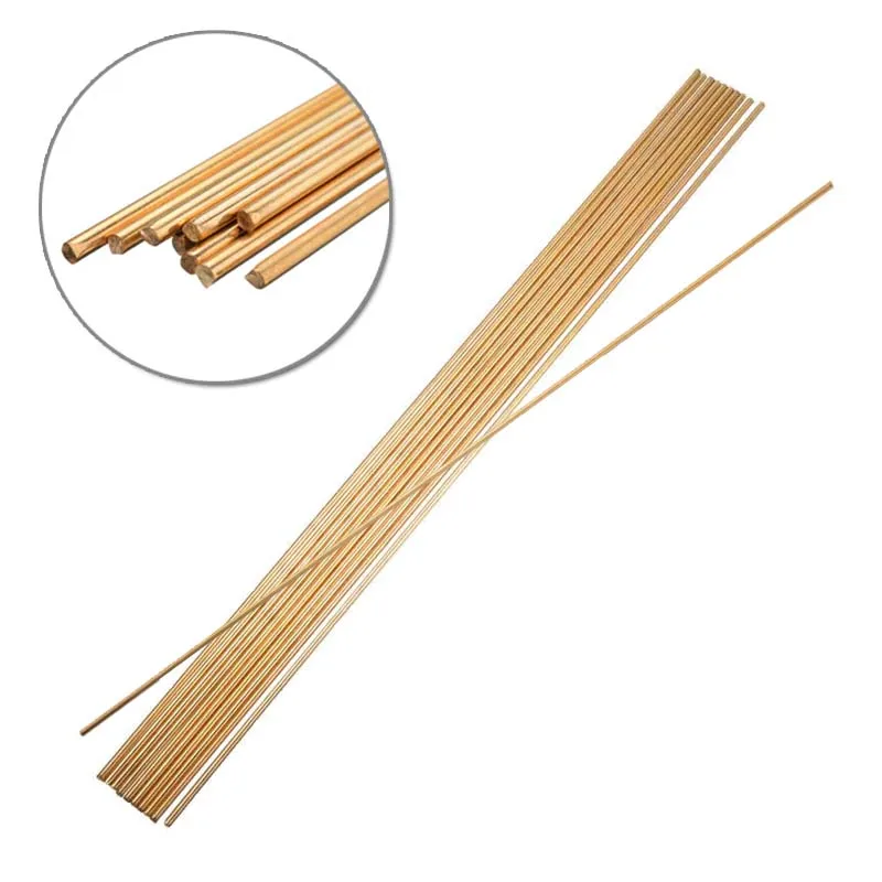 Gold Brass Rods HS221 Metalworking Soldering Wires 2mmx250mm Brazing Equipment For Repair Welding New Portable