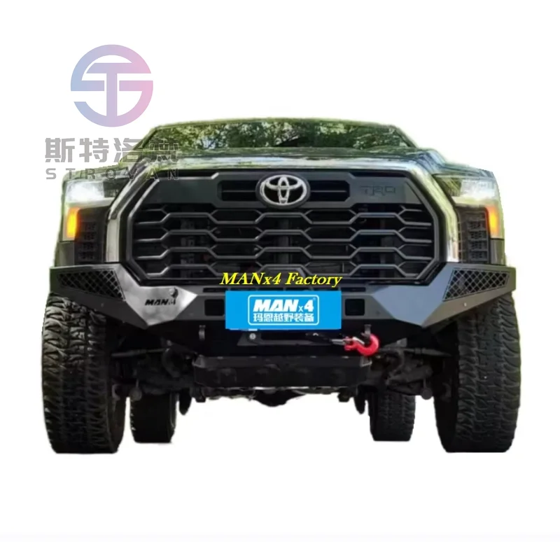 

STLF Hot New ProductsMANx4 tundra 2022 Front Bumper Steel Bull bar for tundra 2022+