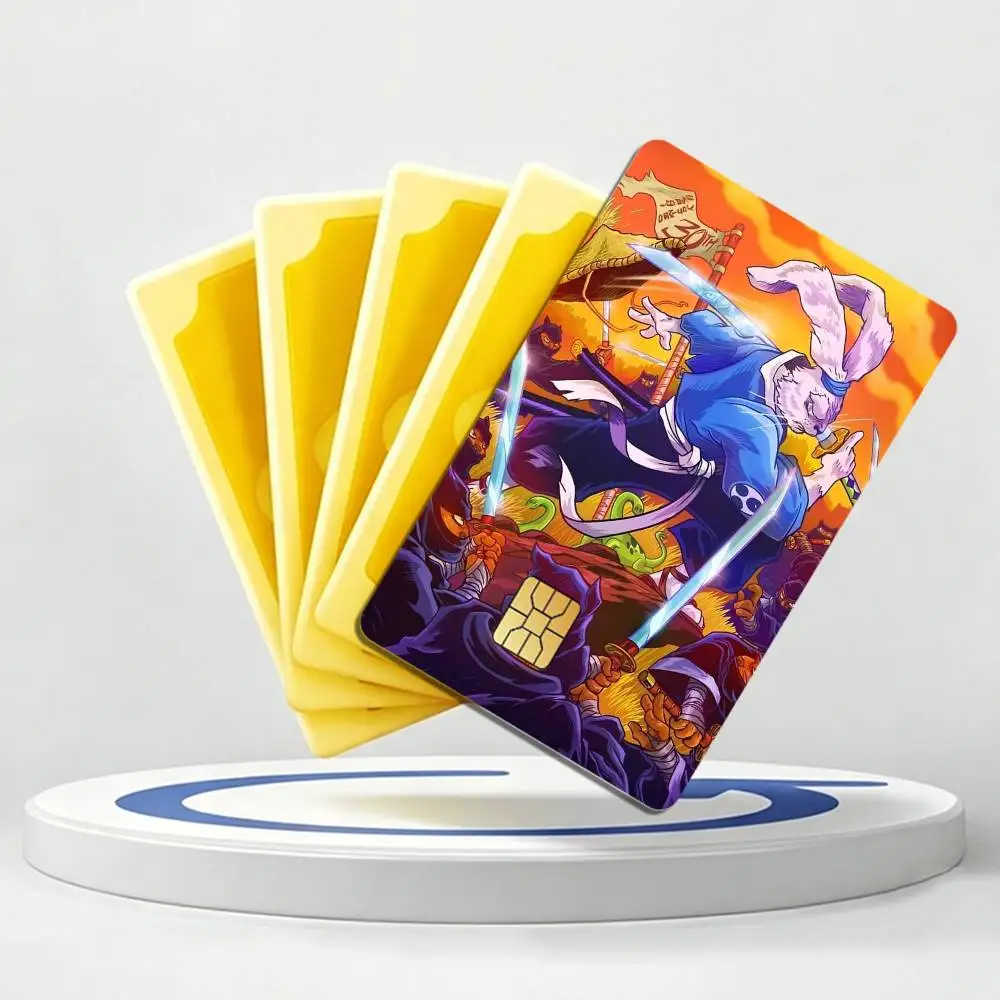 Samurai Bunny U-Usagi Yojimbo Retor Card Stickers for Bank Access Protective Waterproof Film Cover Sticker Gift