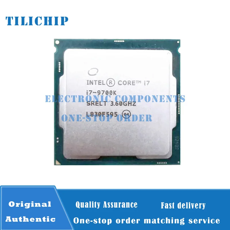 i7-9700K i7 9700K 3.6 GHz Eight-Core Eight-Thread CPU Processor 12M 95W PC Desktop LGA 1151