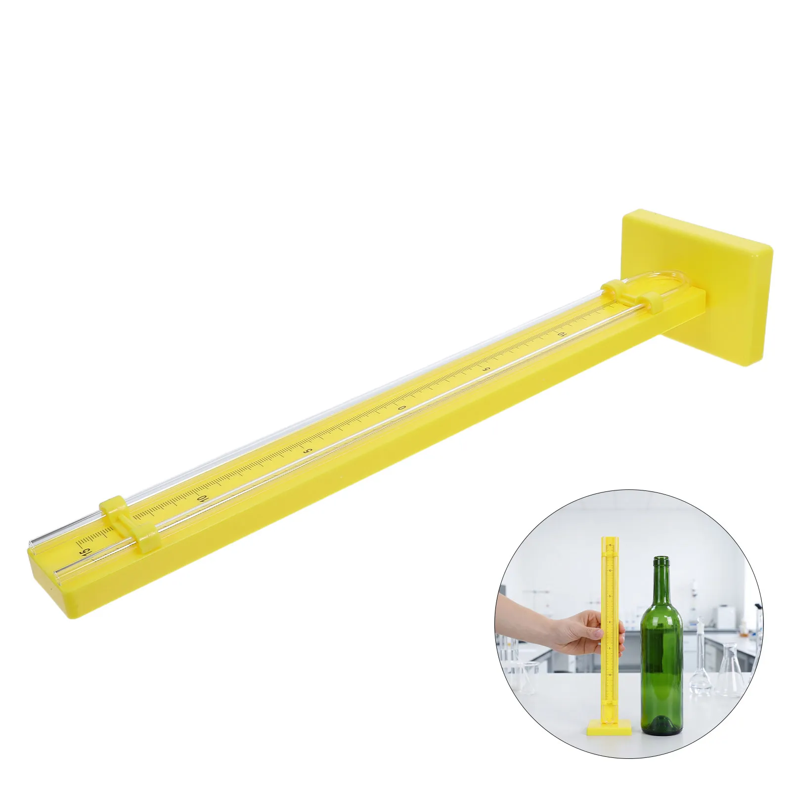 1Set Plastic U Shape Manometer U Tube Pressure Gauge Laboratory Science Equipment Physics Class Teaching Liquid Column Gauge