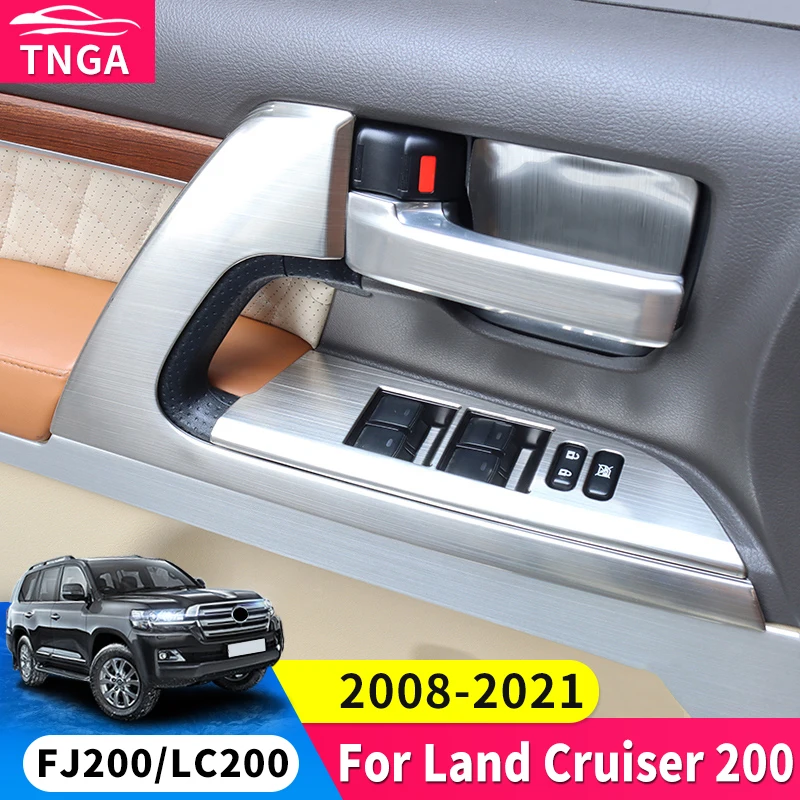 For 2010-2021 Toyota Land Cruiser 200 LC200 Modification Accessories Door Handle Upgraded Luxury Interior in the Car