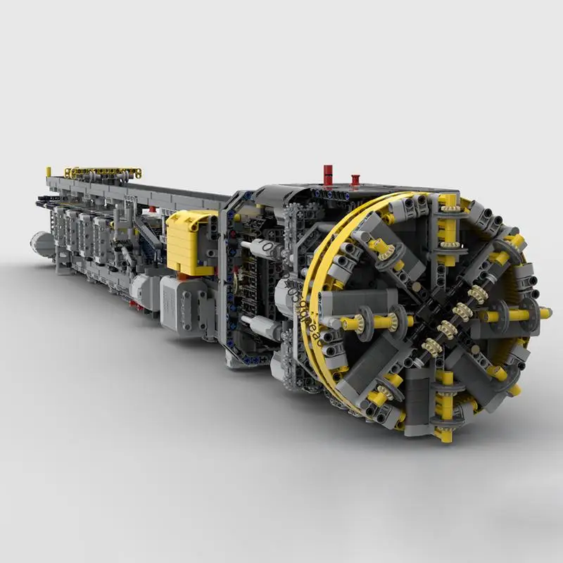

New 3580Pcs Engineering Container Tbm Mk Heavy Truck Trailer Tower Technic Technology Diy Creative Ideas Toy Gift Custom Puzzle