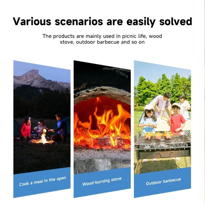 12x3.2cm Blower, USB Powered Fan for Picnic Grill Stove Cooking DIY Cooling Ventilation Exhaust Dropship image 3