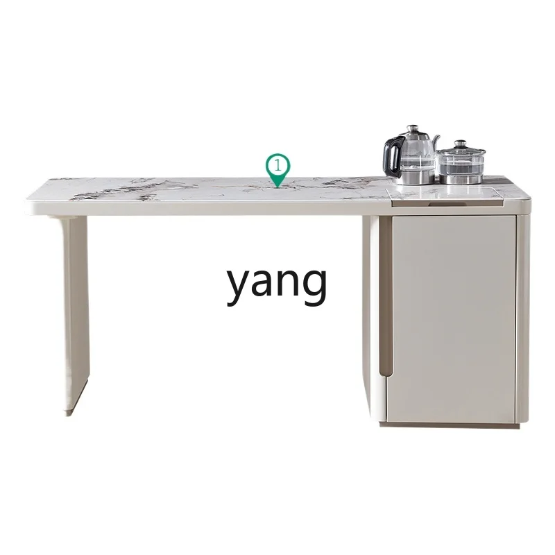 

LH rectangular glass storage tea table living room household integrated tea table kettle