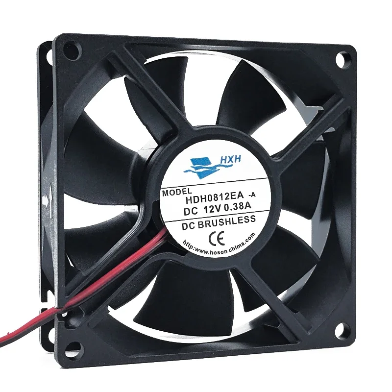 

80*80*25MM HXH 8cm large air volume fan 12V 0.38A HDH0812EA-A 8025 clothes dryer cooling fan