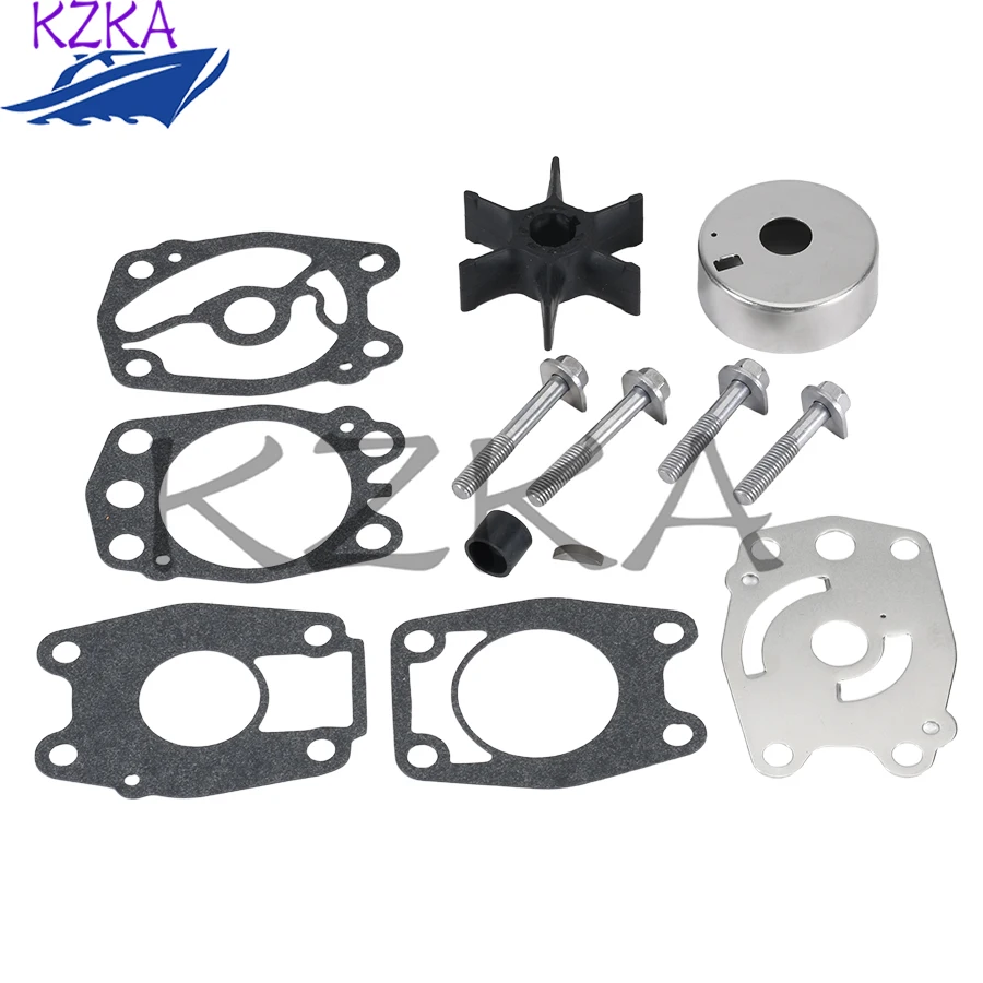 For Yamaha Water Pump Impeller Repair Kit 6F5-W0078 Outboard Motor 2 Stroke 40HP C40 679 6F5-W0078-A0 6F5-44352-A0 6F5-44352-00