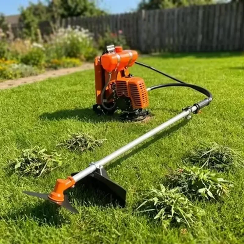 BG328 Backpack Lawn Mower Single-Cylinder Two-Stroke 0.8KW High-Efficiency Grass Trimmer Weeding Brush Cutting Machine
